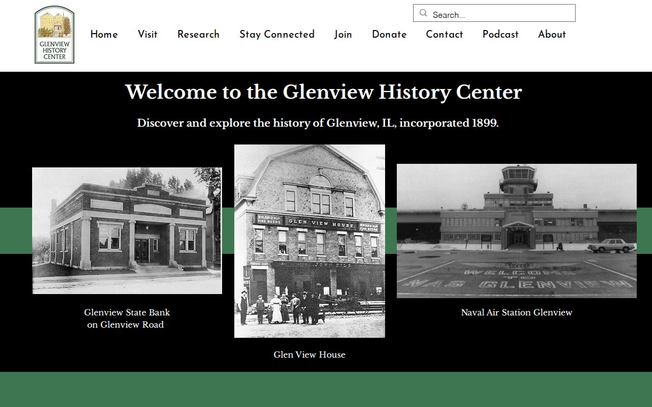 Glenview History Center collections for historical directory research